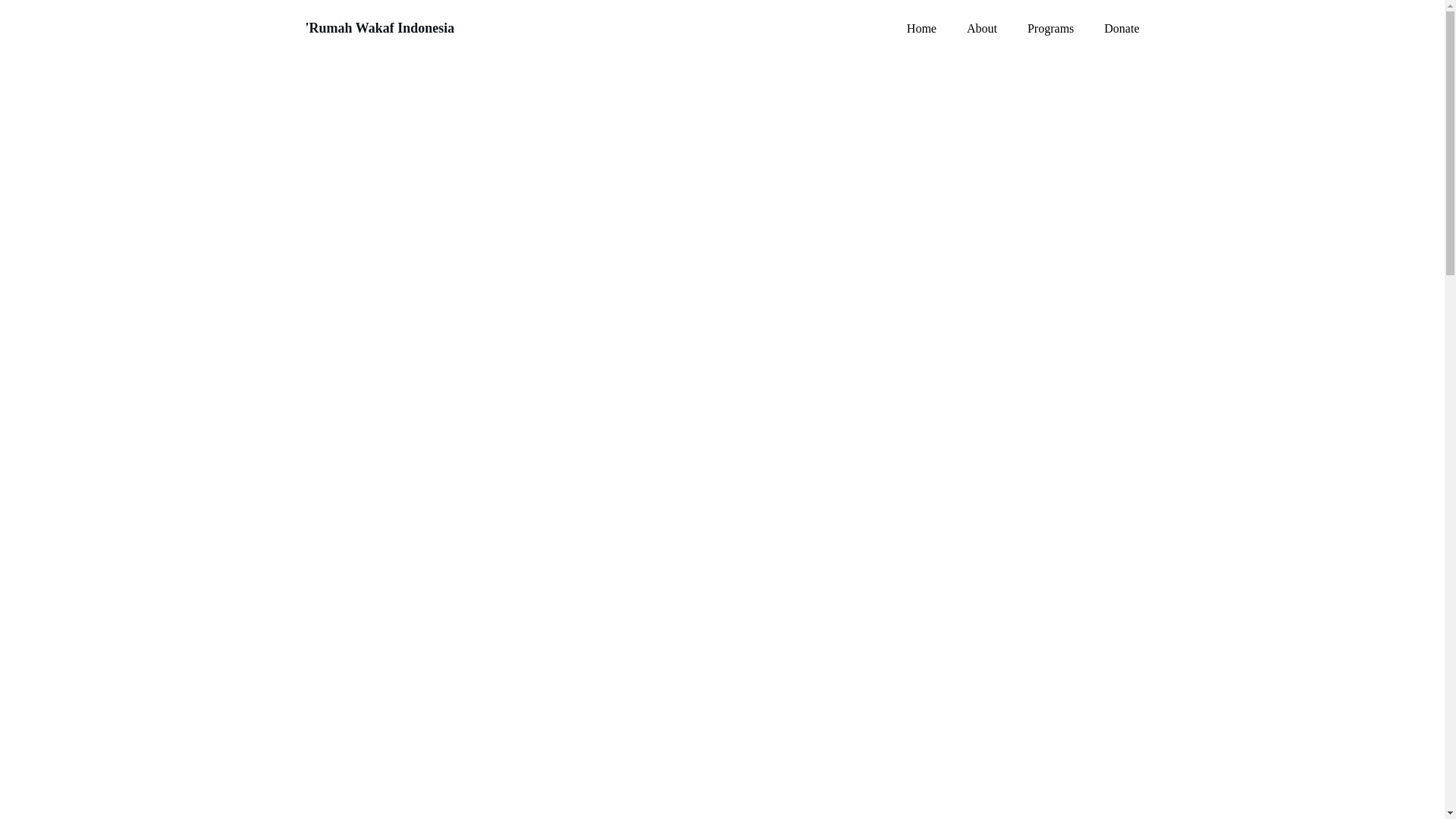 website screenshot of https://rumahwakafindonesia.com/