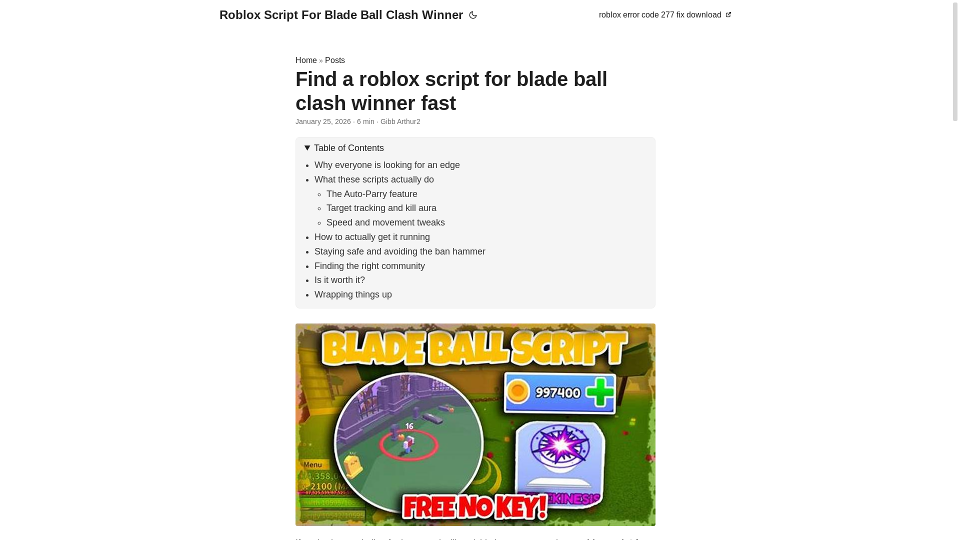 website screenshot of https://roblox-script-for-blade-ball-clash-winner.pages.dev/