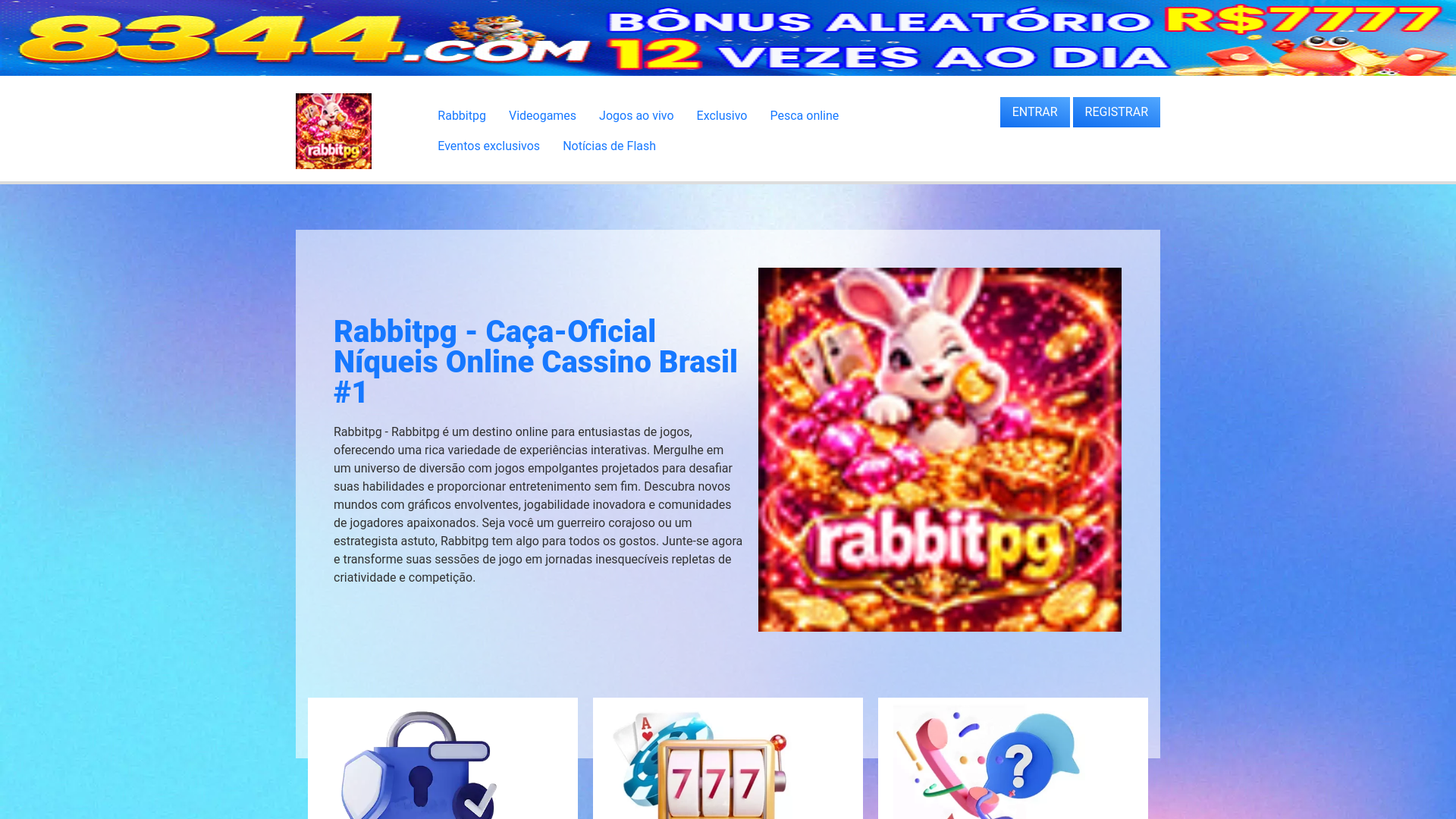 website screenshot of https://rabbitpgapp.com/