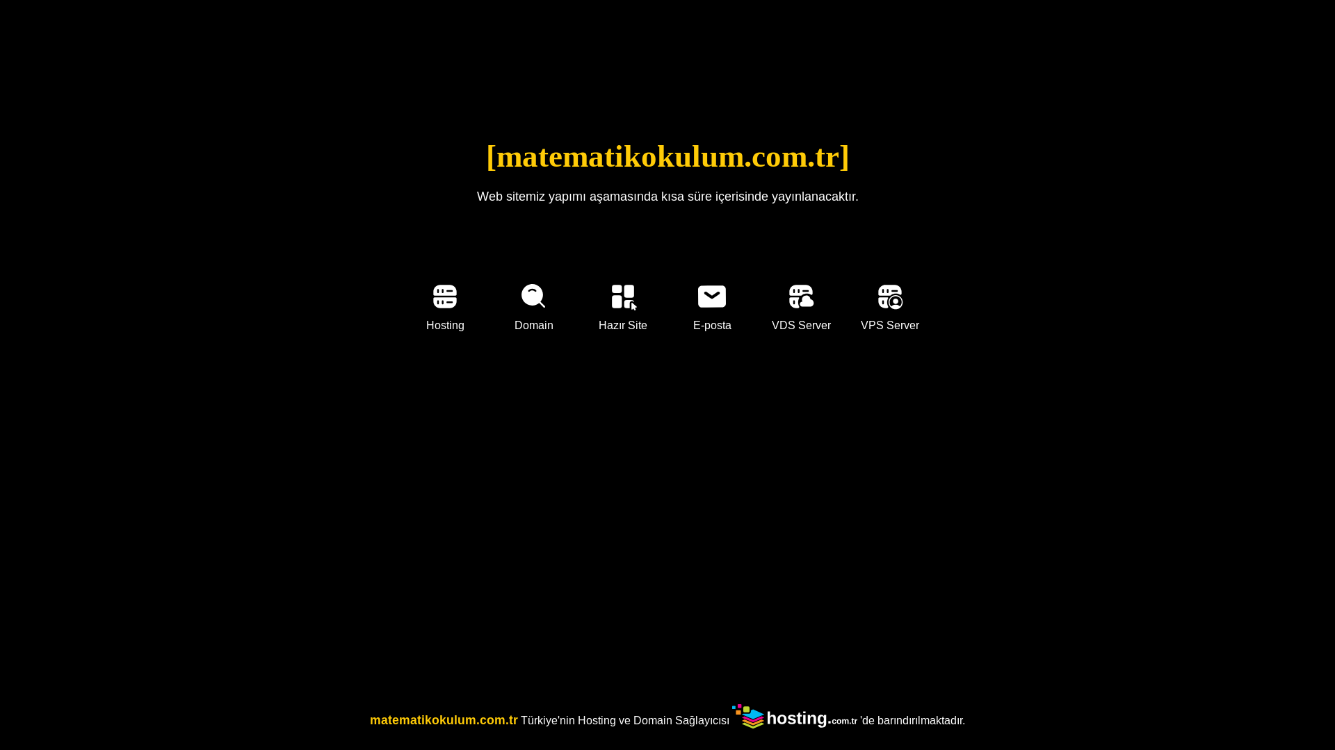website screenshot of https://matematikokulum.com.tr/