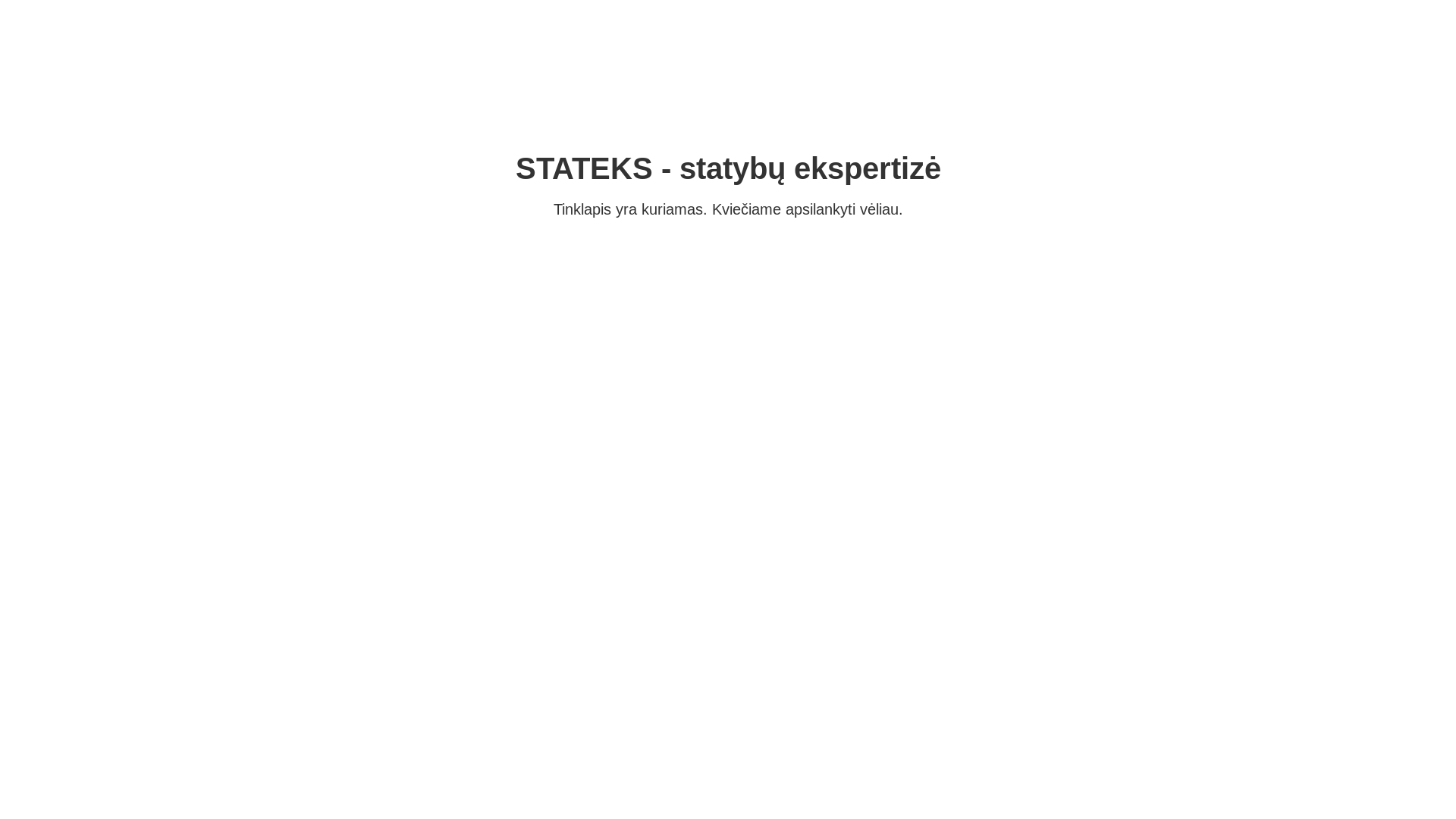website screenshot of https://stateks.eu/