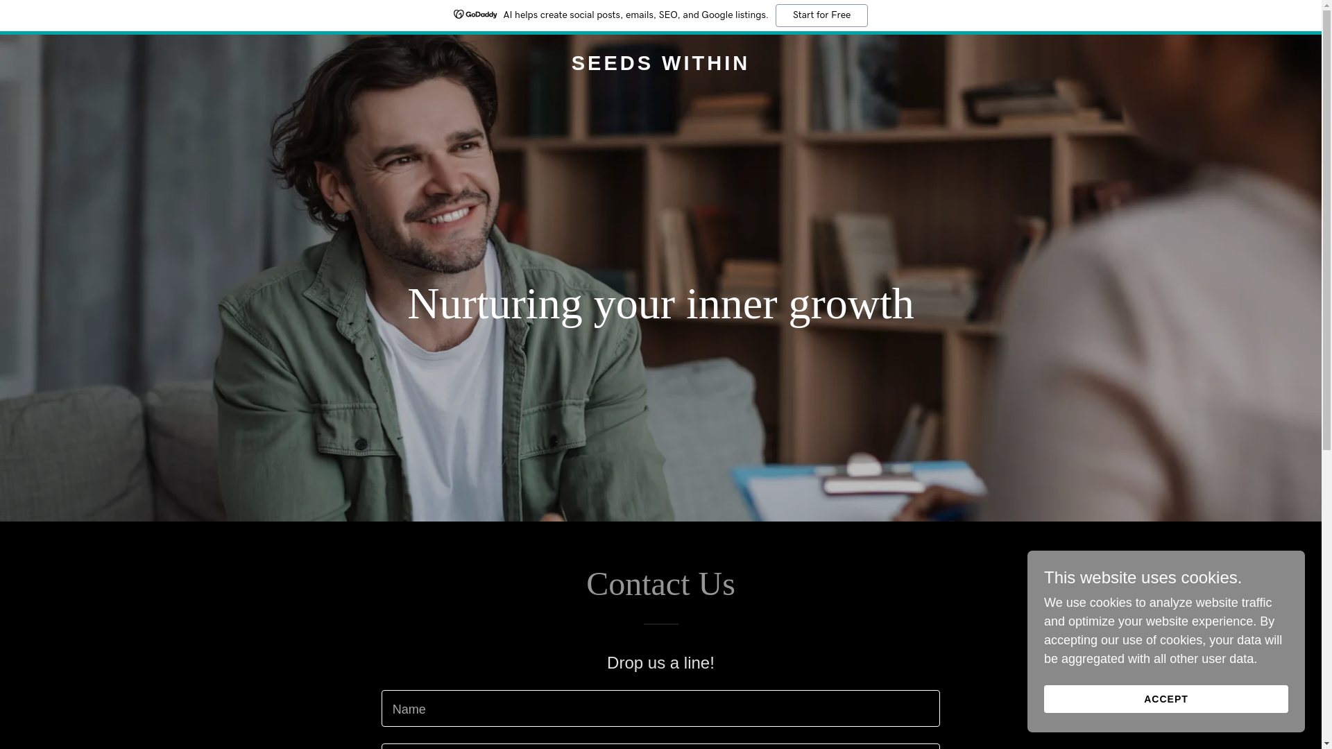 website screenshot of https://seedswithin.co.nz/