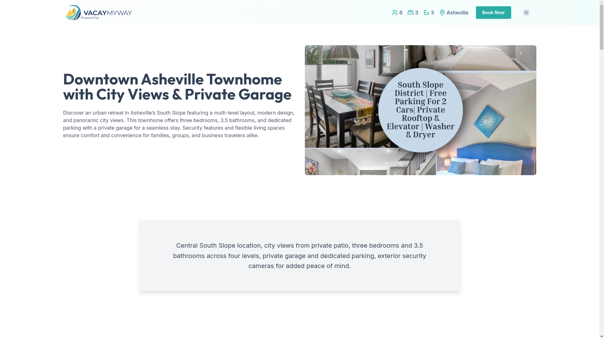 website screenshot of https://slopepanorama.properties/