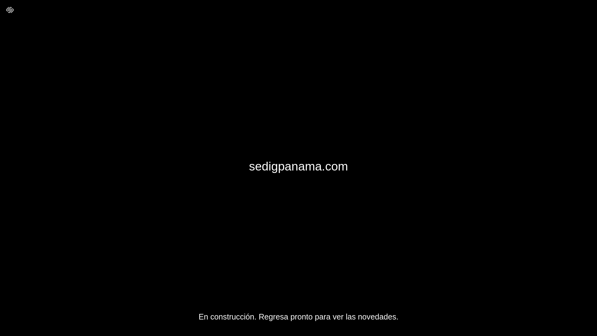 website screenshot of https://sedigpanama.com/