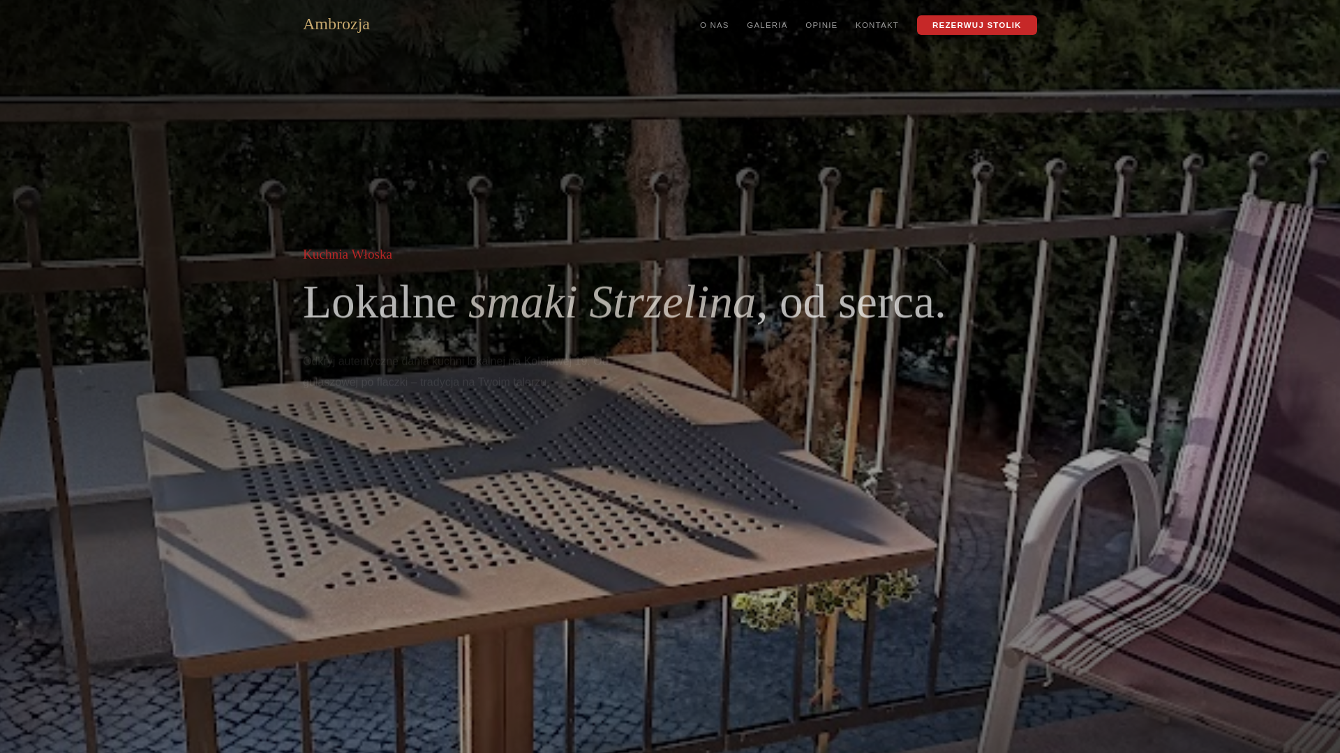 website screenshot of https://ambrozja.pages.dev/