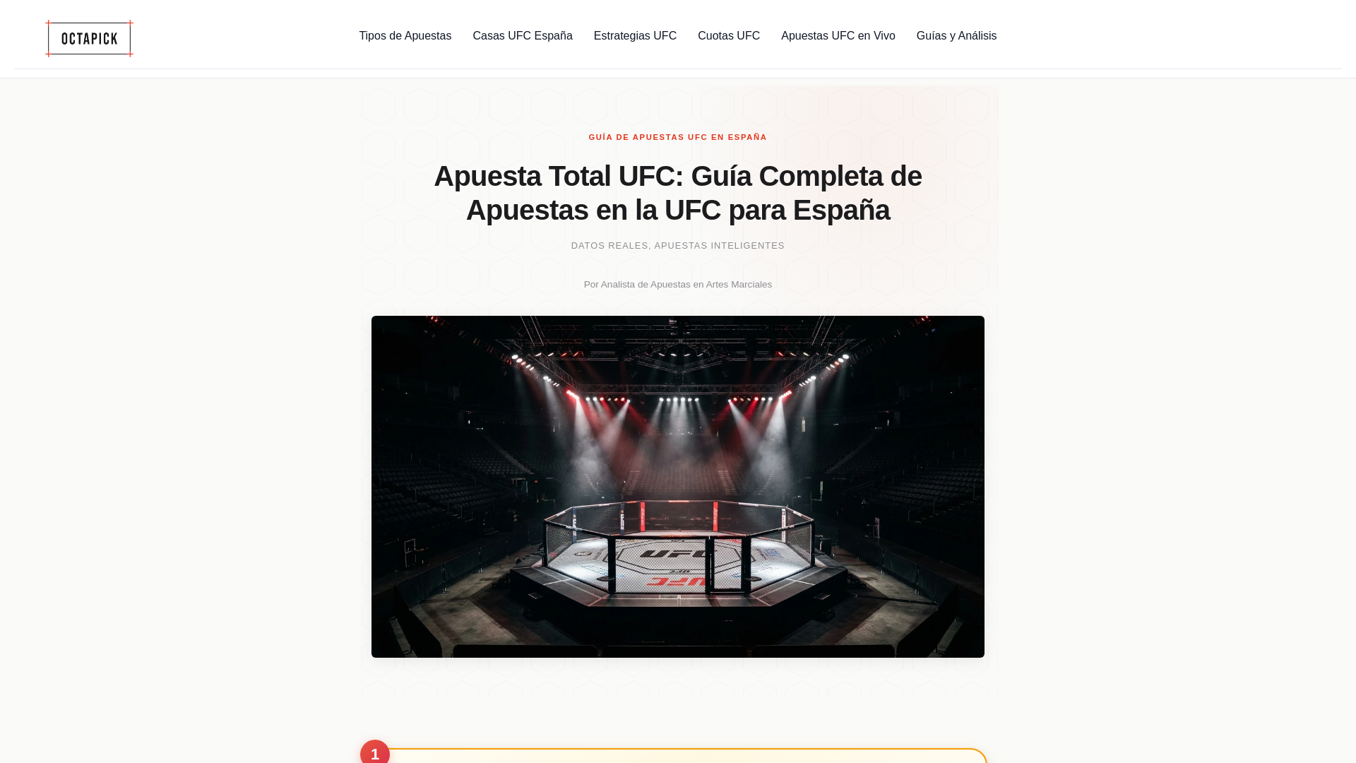 website screenshot of https://apuestatotalufc.com/