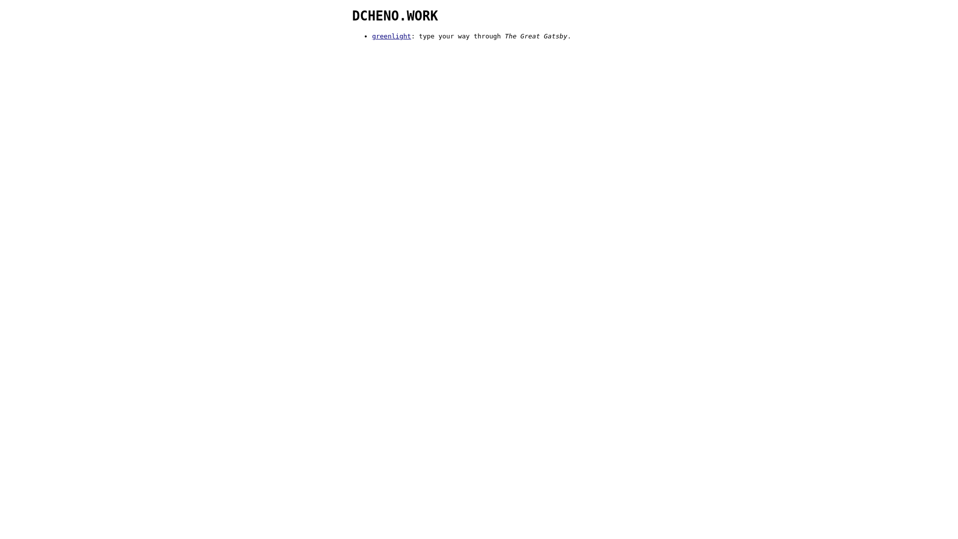 website screenshot of https://dcheno-work.pages.dev/