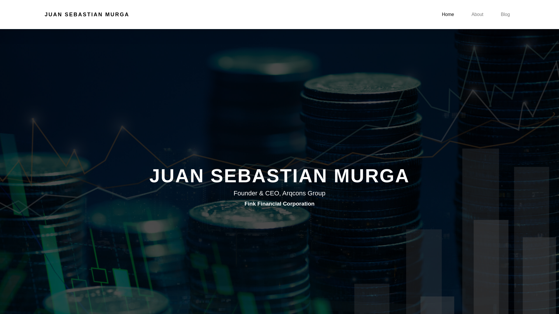 website screenshot of https://juansebastianmurga.com