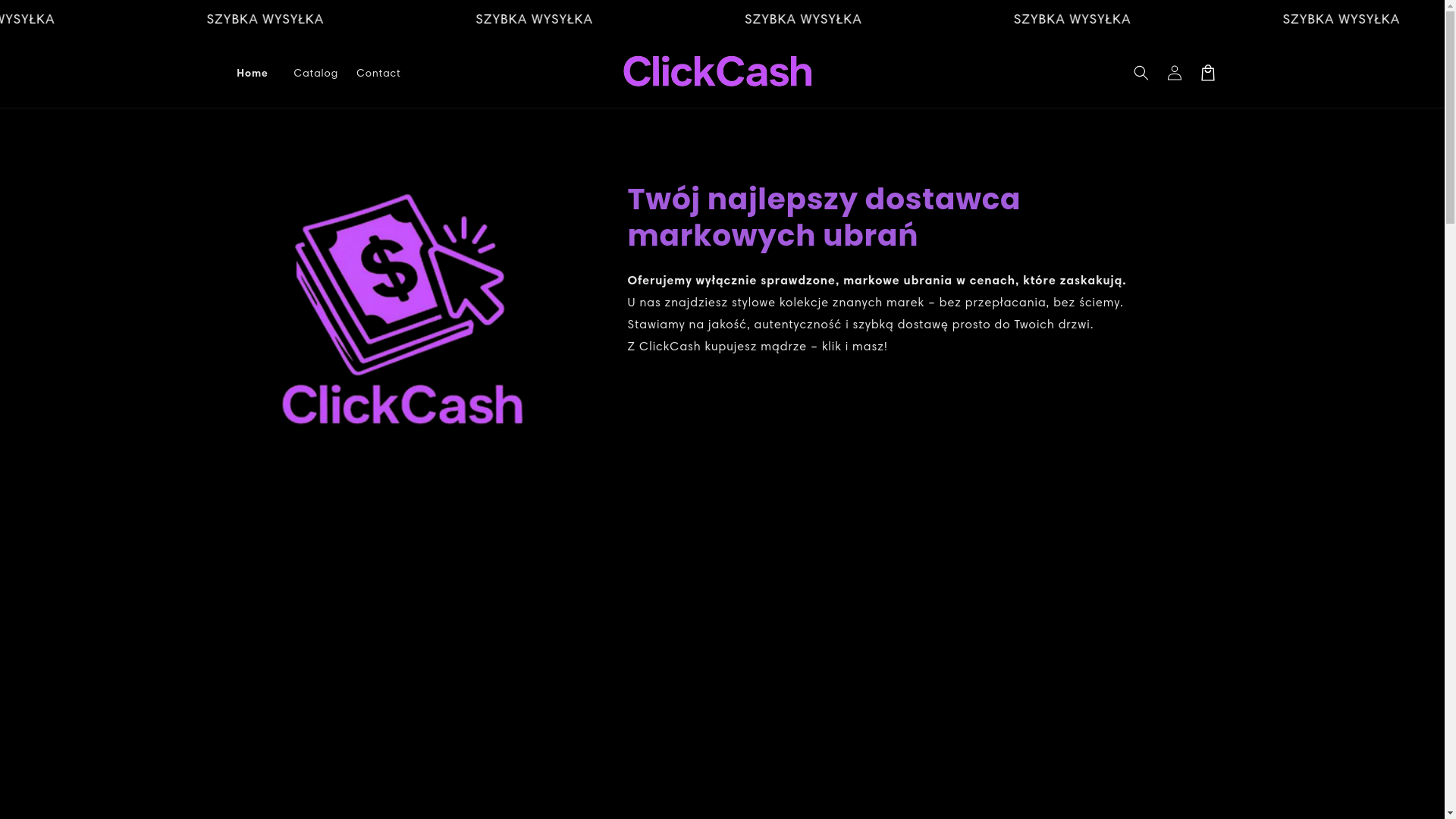 website screenshot of https://clickcash.com.pl/