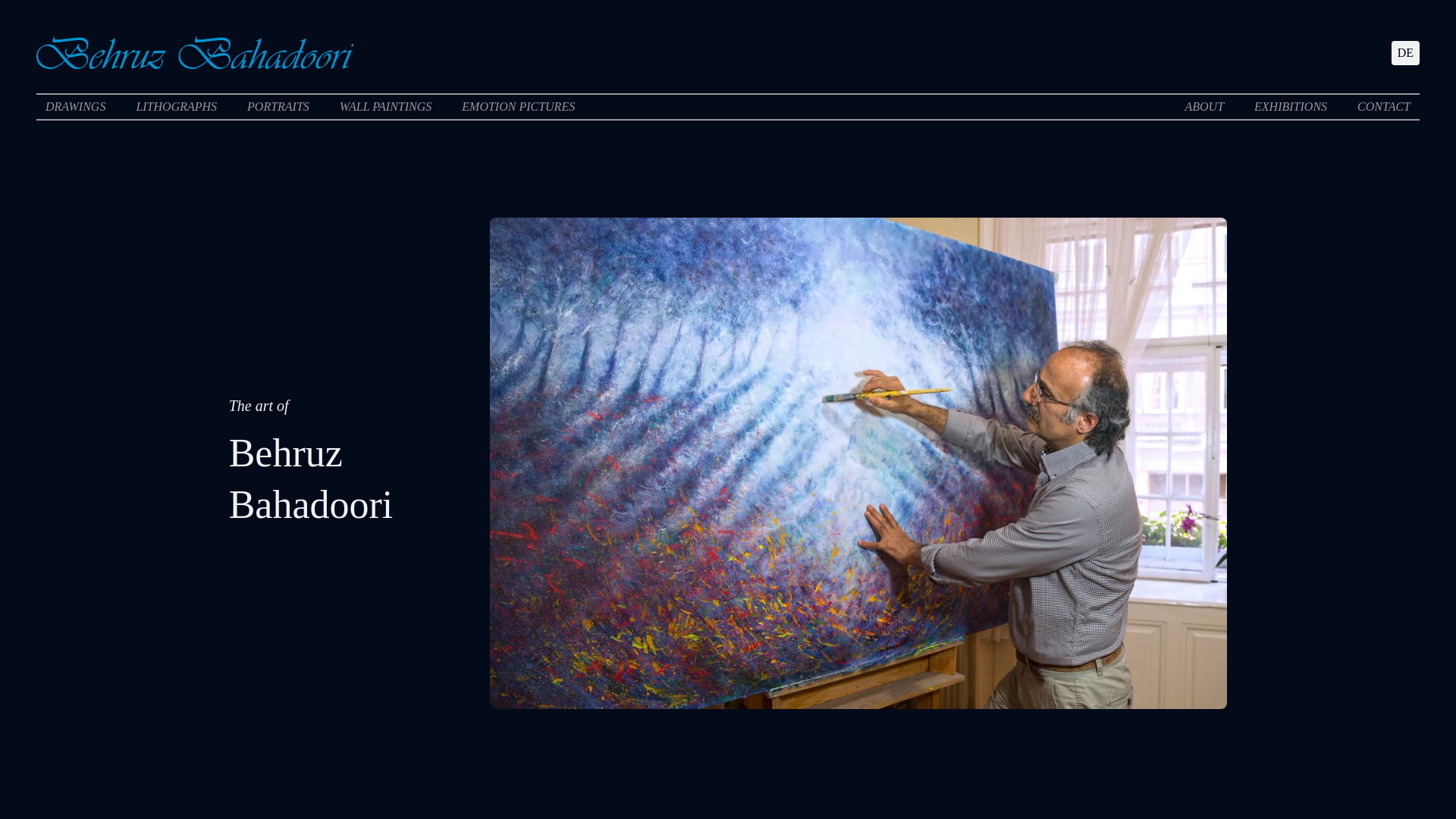 website screenshot of https://bahadoori-atelier.pages.dev/