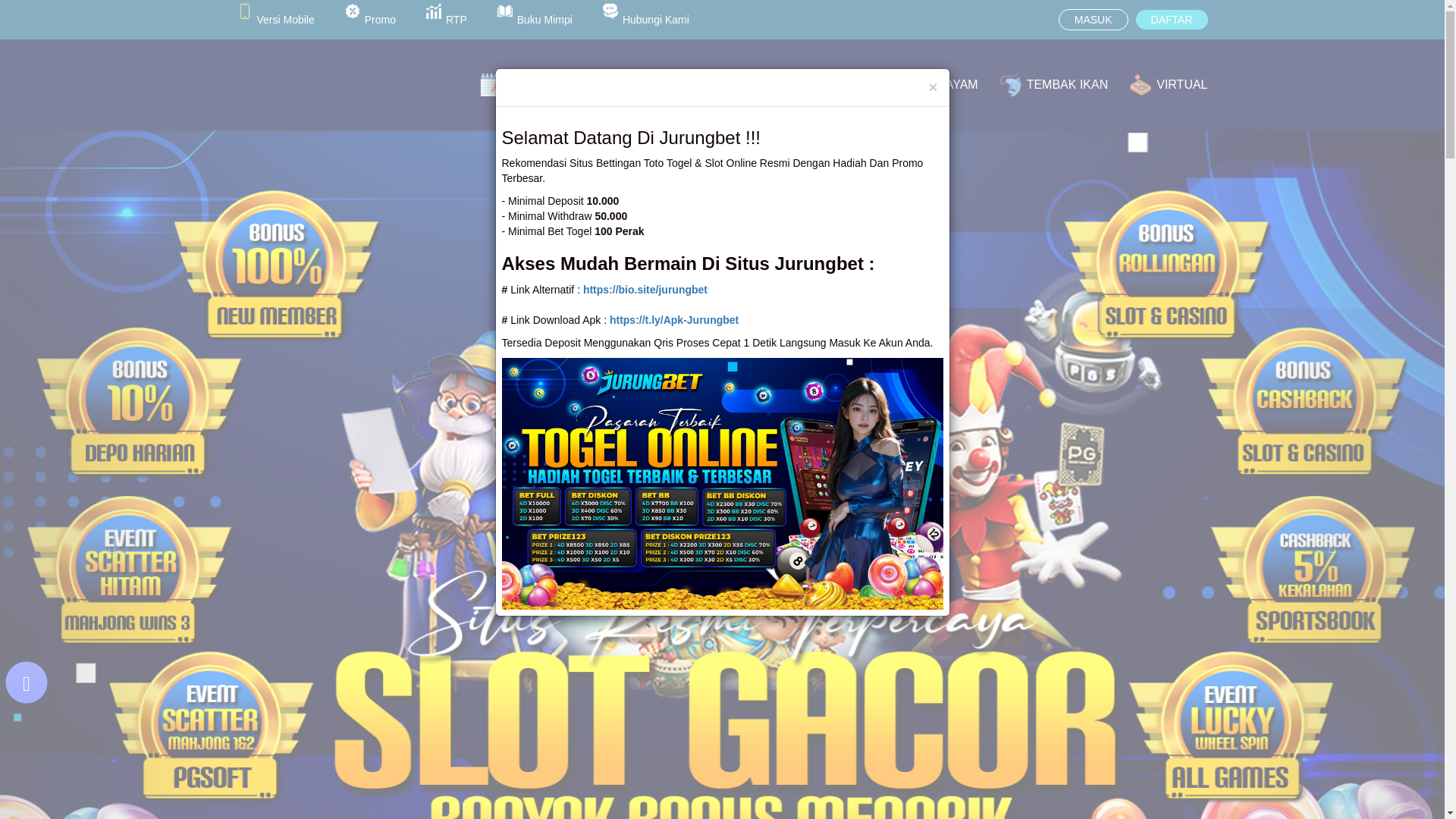 website screenshot of https://linknyaajajurungbet.site/