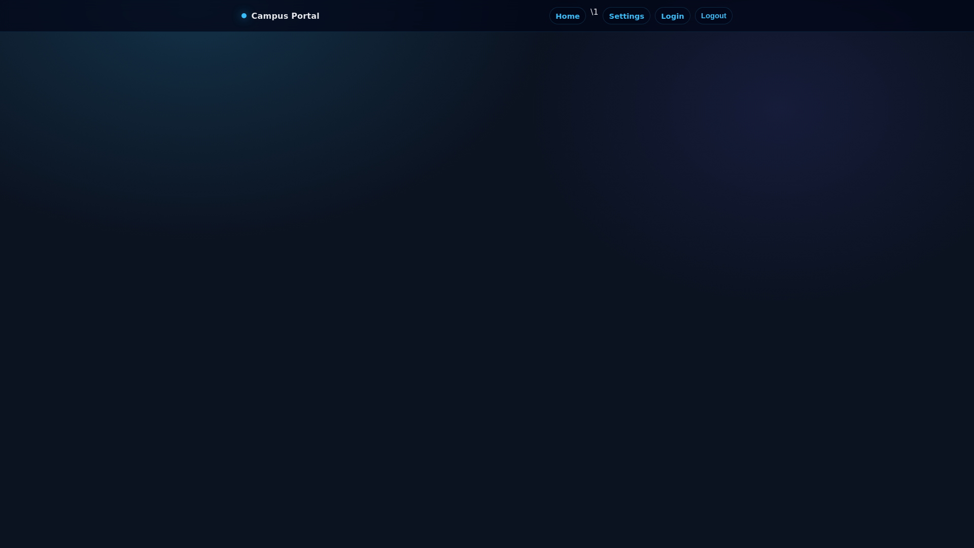 website screenshot of https://campus-portal.pages.dev/