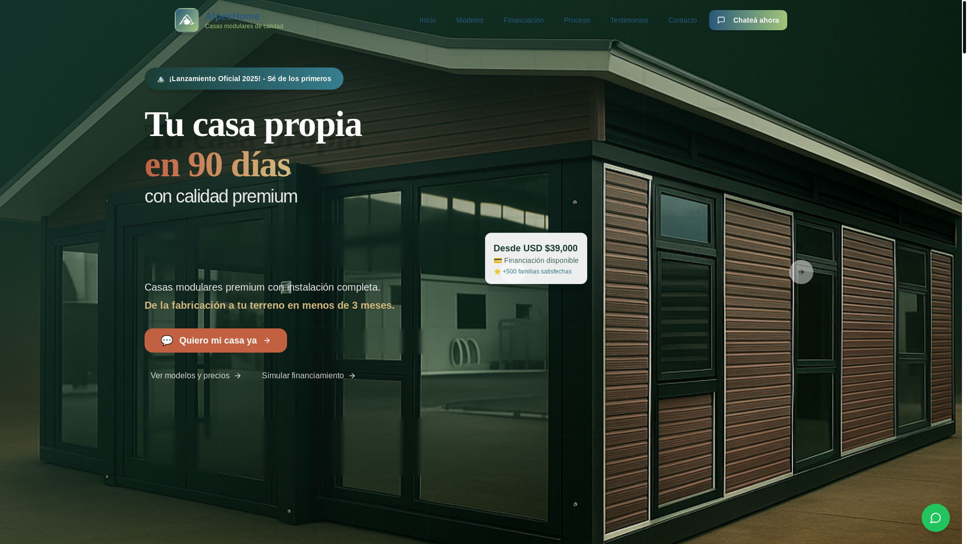 website screenshot of https://vida-modular-hogar.pages.dev/
