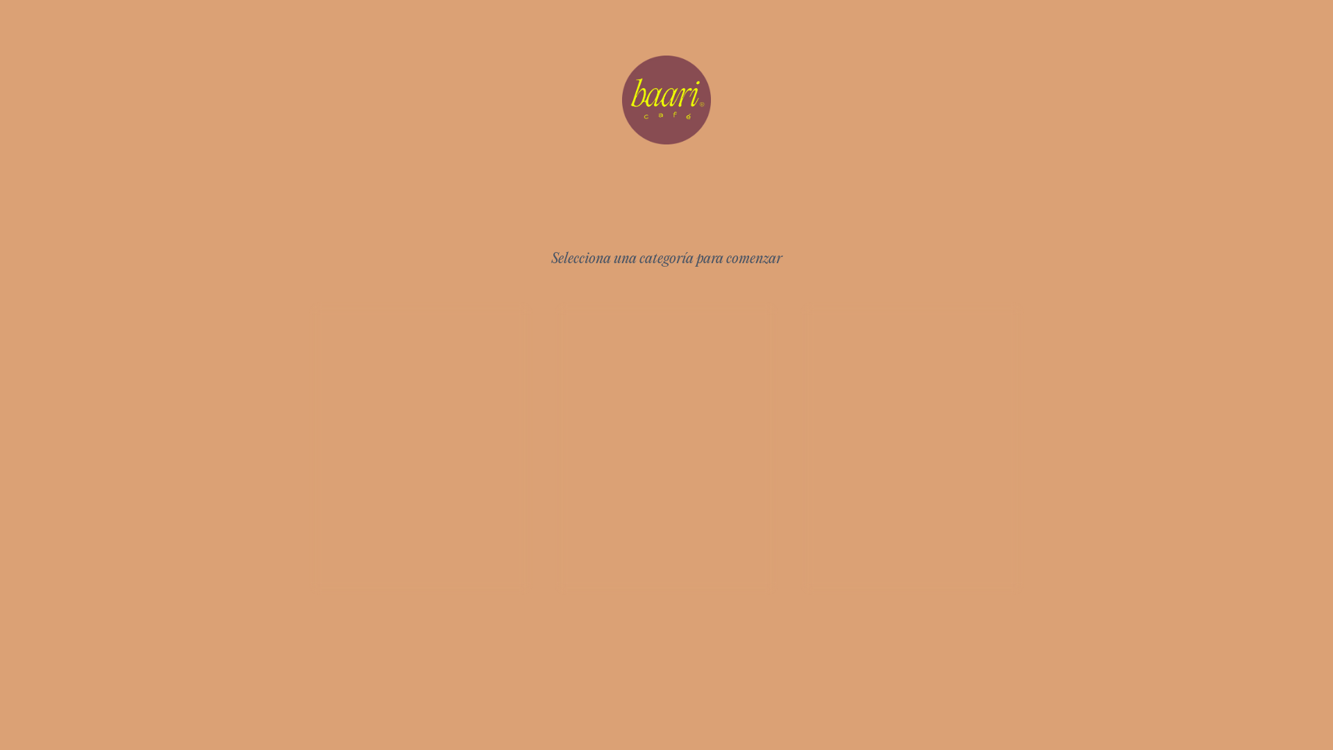 website screenshot of https://baari.cafe/