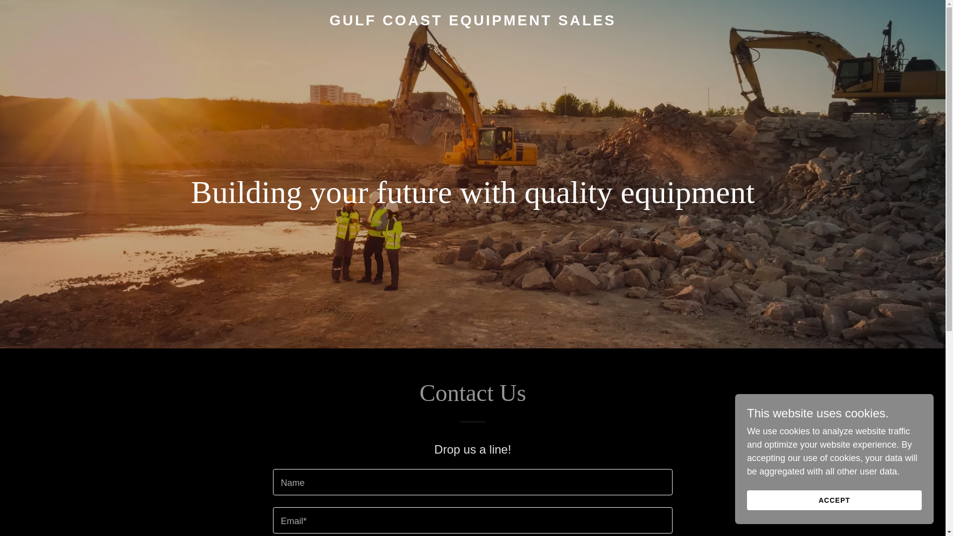 website screenshot of https://gulfcoastequipmentsales.net/