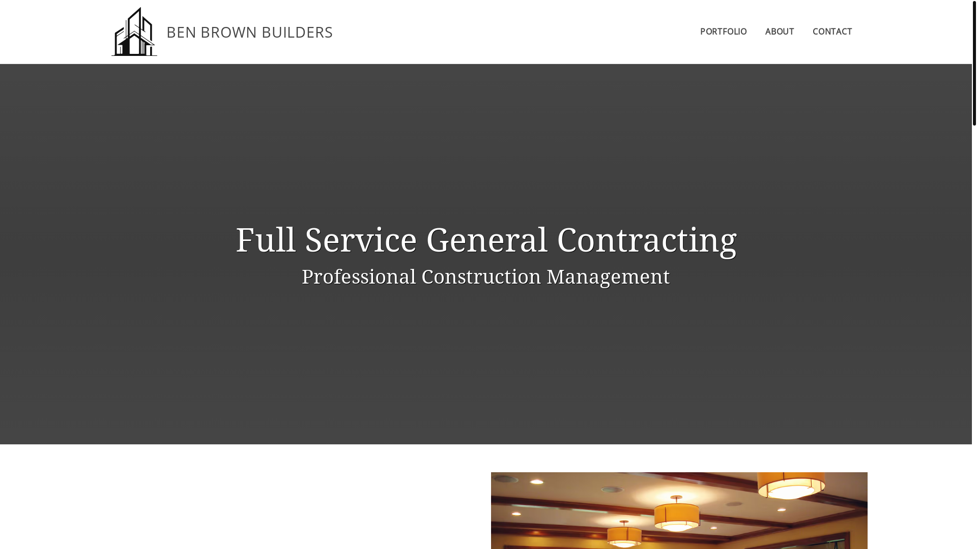 website screenshot of https://benbrownbuilders-com.pages.dev/