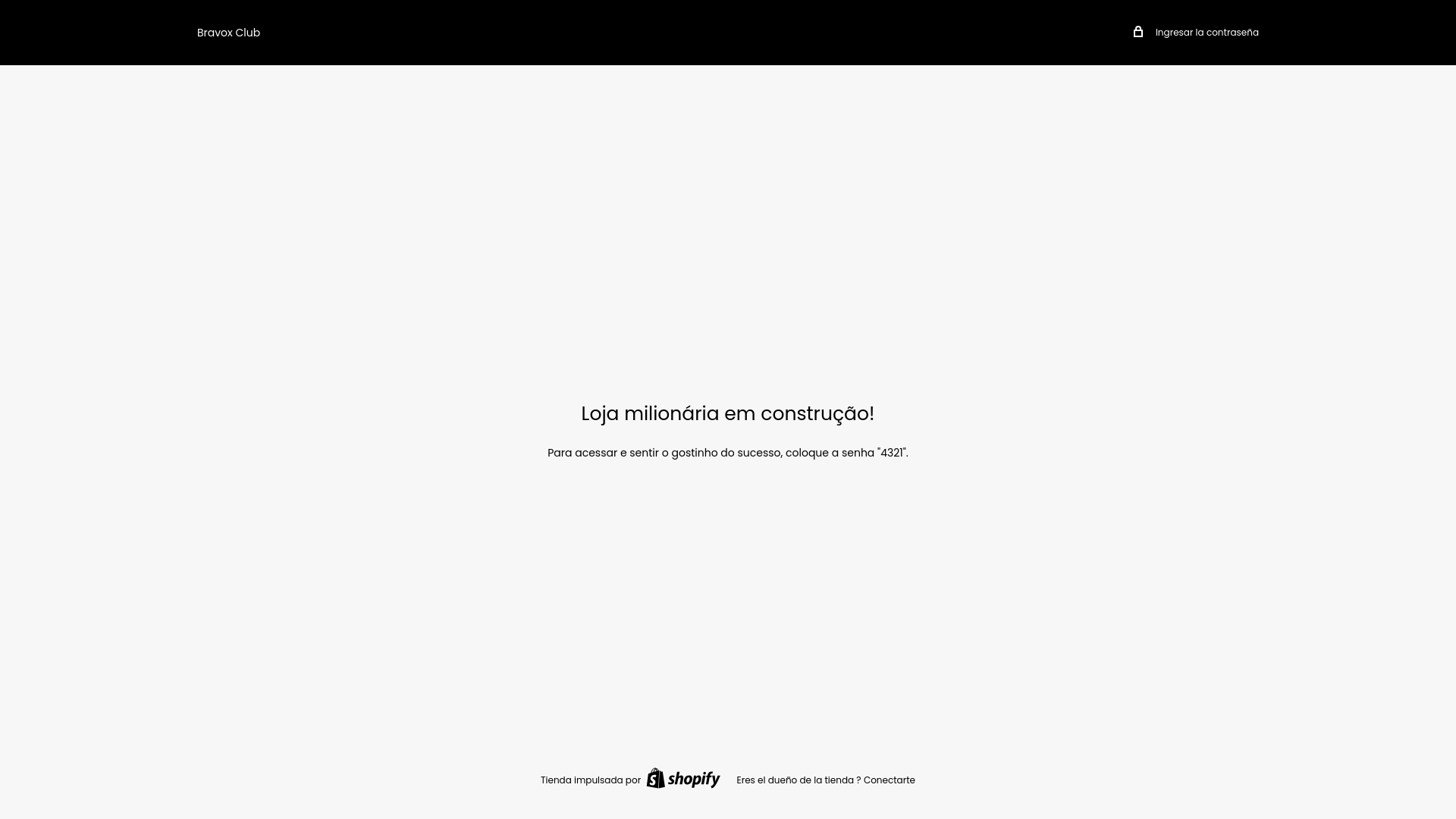 website screenshot of https://bravoxclub.com/
