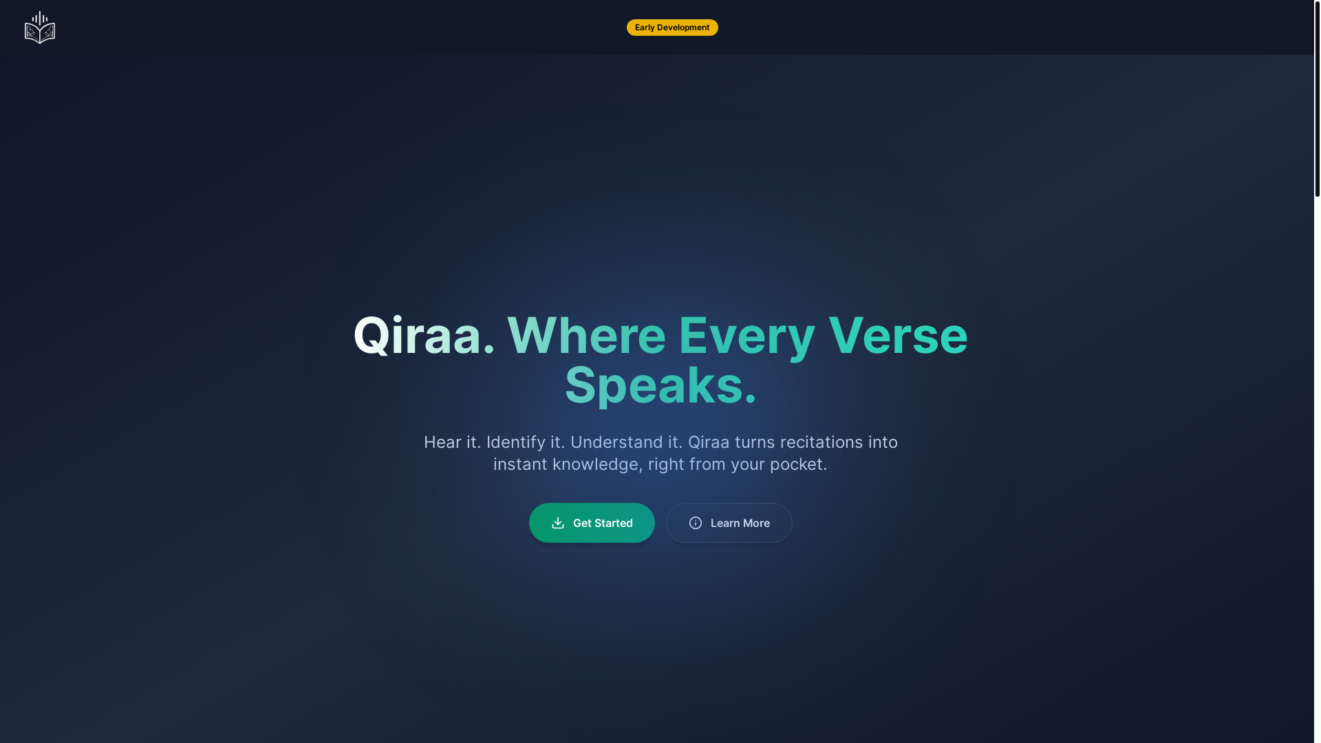 website screenshot of https://qiraa-static-pages.pages.dev/