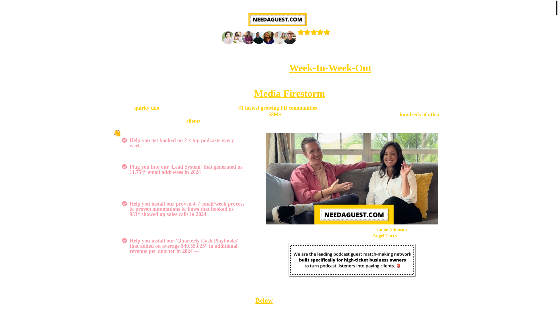 website screenshot of https://guestentryneedaguest.co/