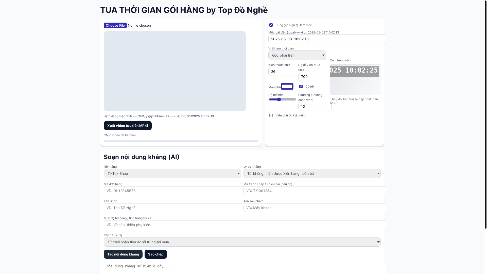 website screenshot of https://tuathoigiann.pages.dev/