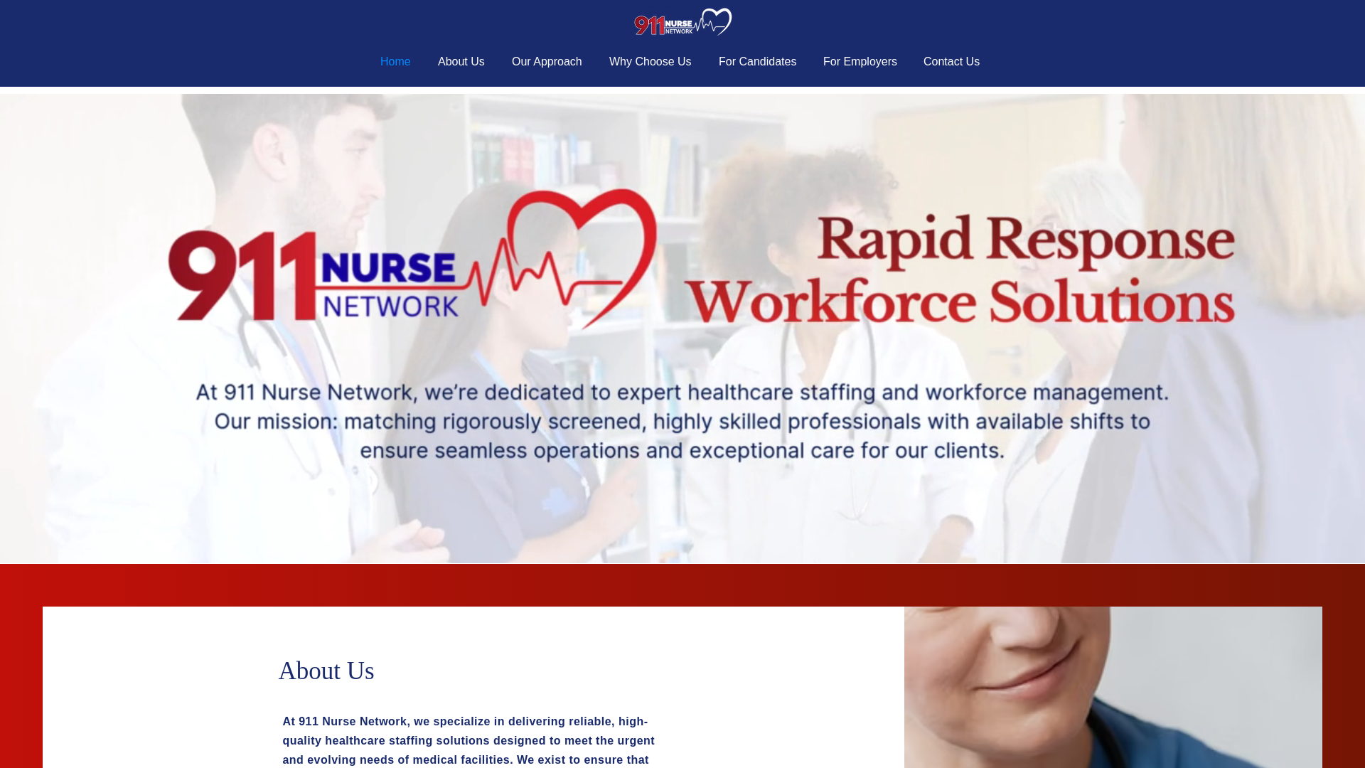 website screenshot of https://911nurseconnect.com/