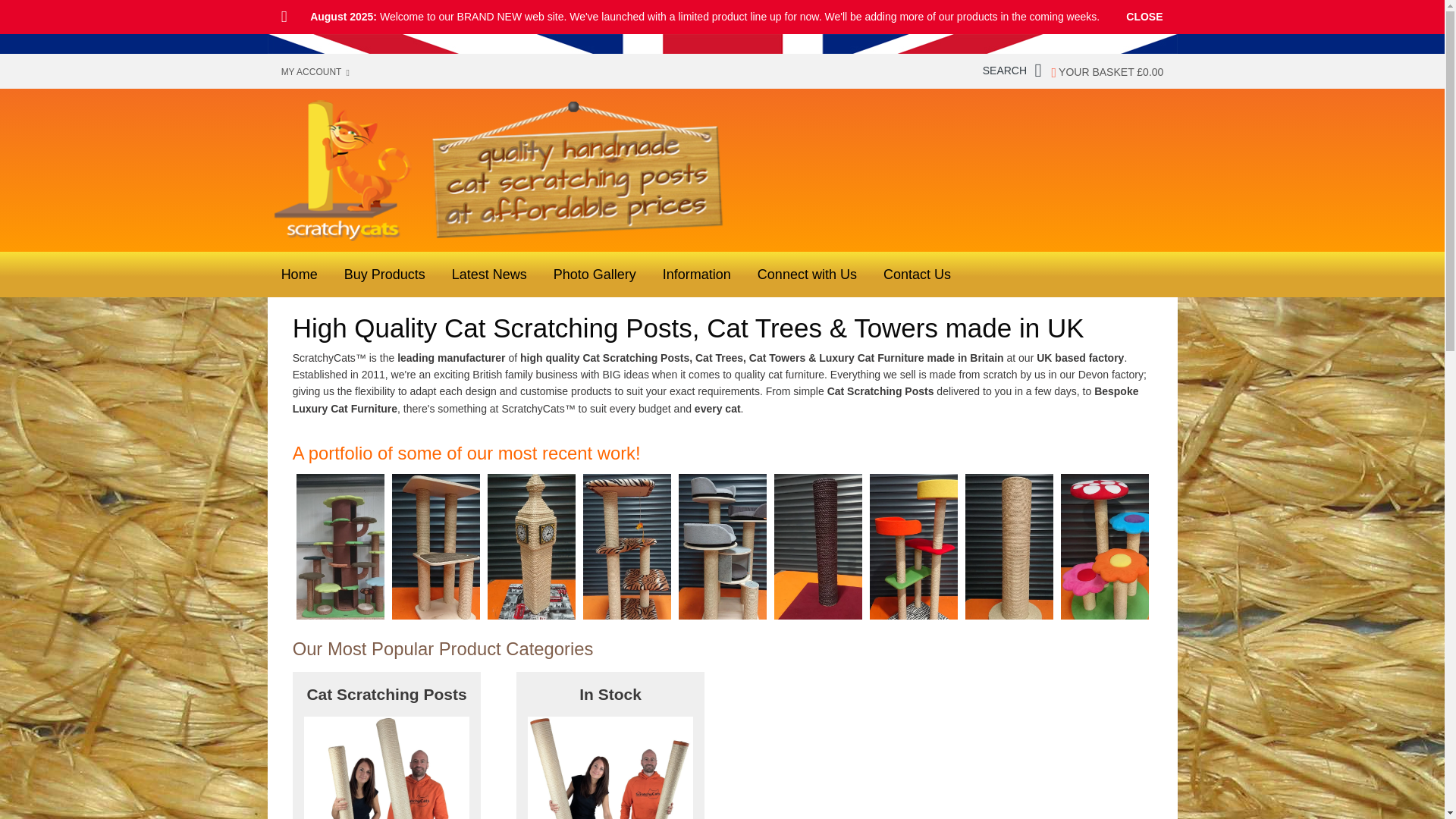 website screenshot of https://scratchycats.uk/