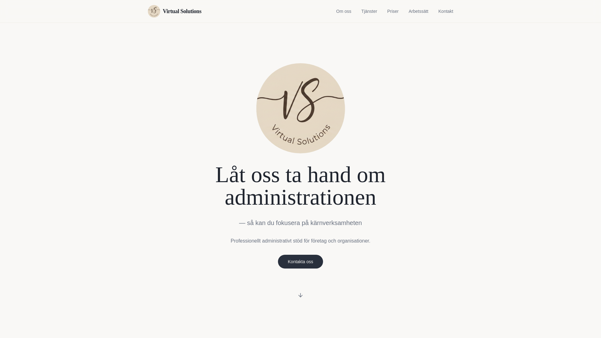 website screenshot of https://virtualsolutions-website.pages.dev/