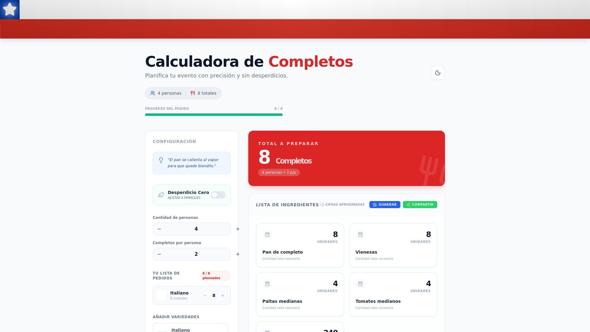 website screenshot of https://cuantoscompletos.cl