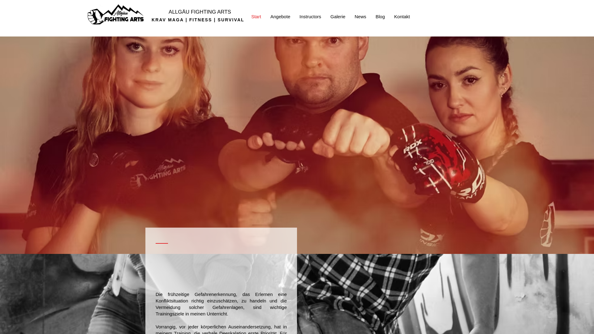 website screenshot of https://allgaeu-fighting-arts.de