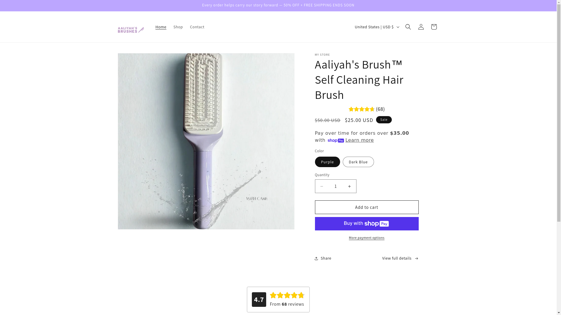 website screenshot of https://brushingaway.com/