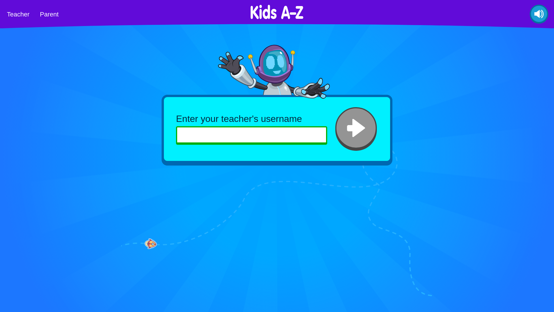 website screenshot of https://www.kidsa-z.com