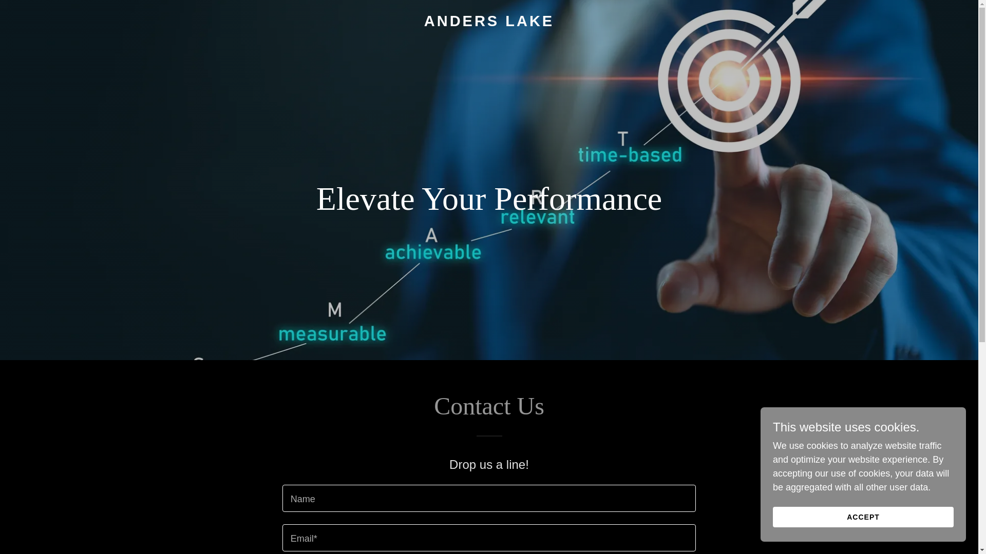 website screenshot of https://anderslake.com/