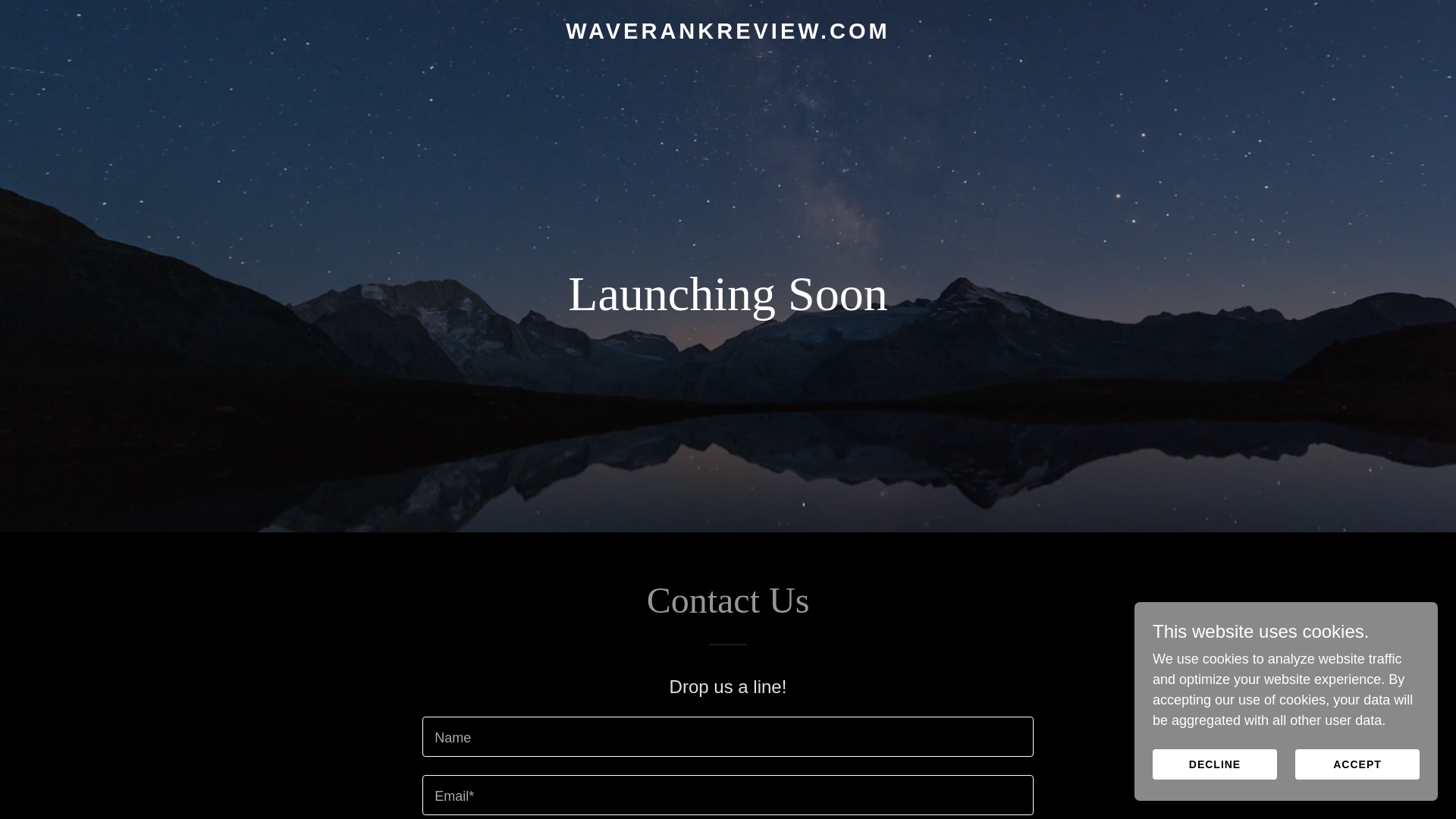 website screenshot of https://waverankreview.com/