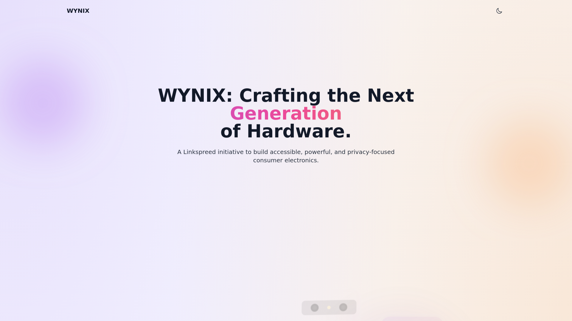website screenshot of https://wynix-linkspreed-com-landingpage.pages.dev/
