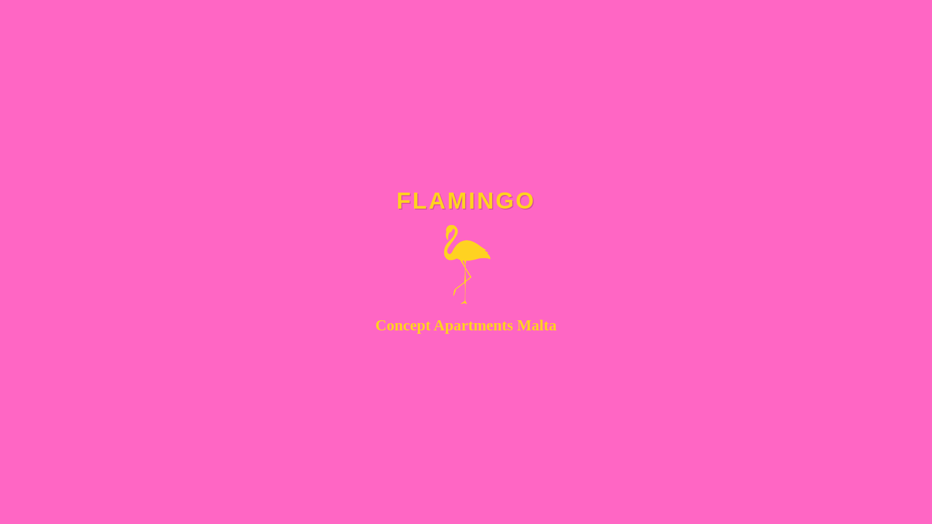 website screenshot of https://flamingoapartments.mt/