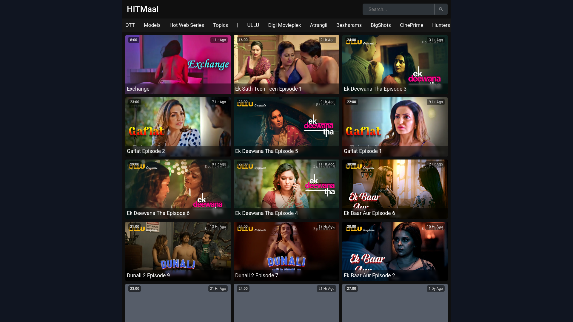 website screenshot of https://hitmaal.net