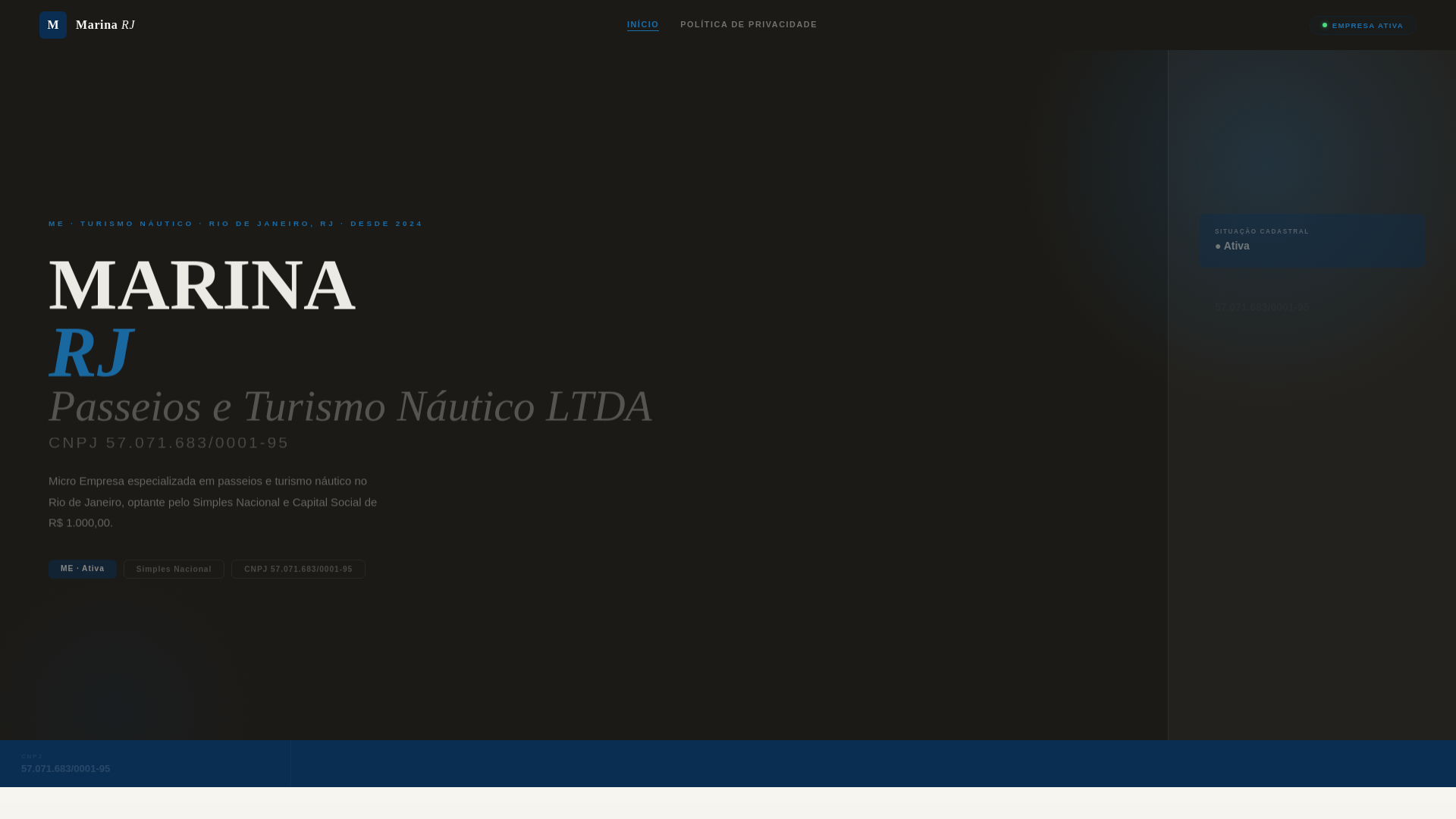 website screenshot of https://marinarj.pages.dev/