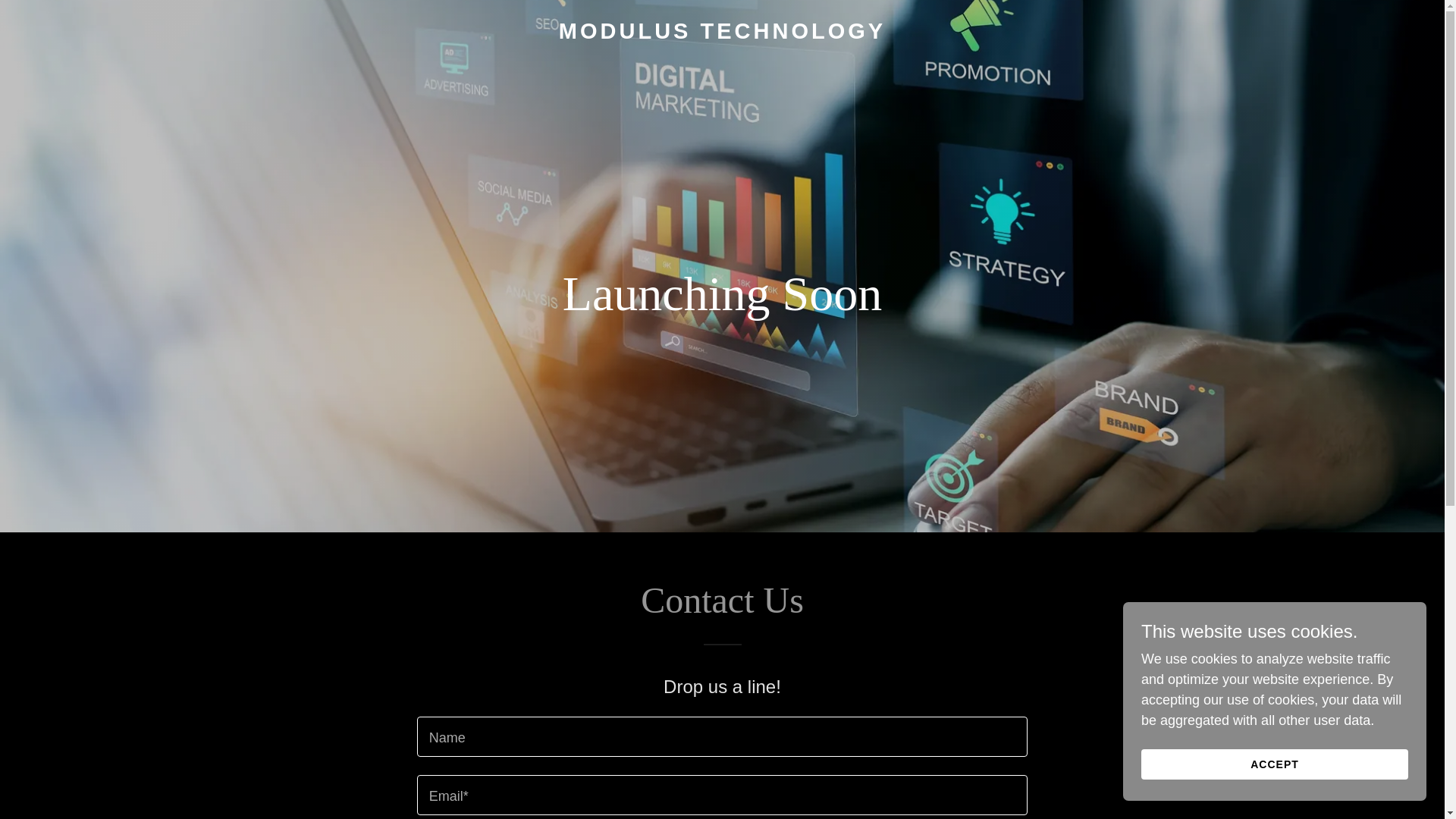 website screenshot of https://modulustechnology.net/