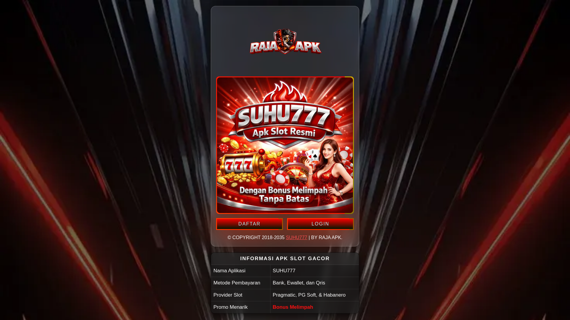 website screenshot of https://dana-hiburan-menipis.pages.dev/