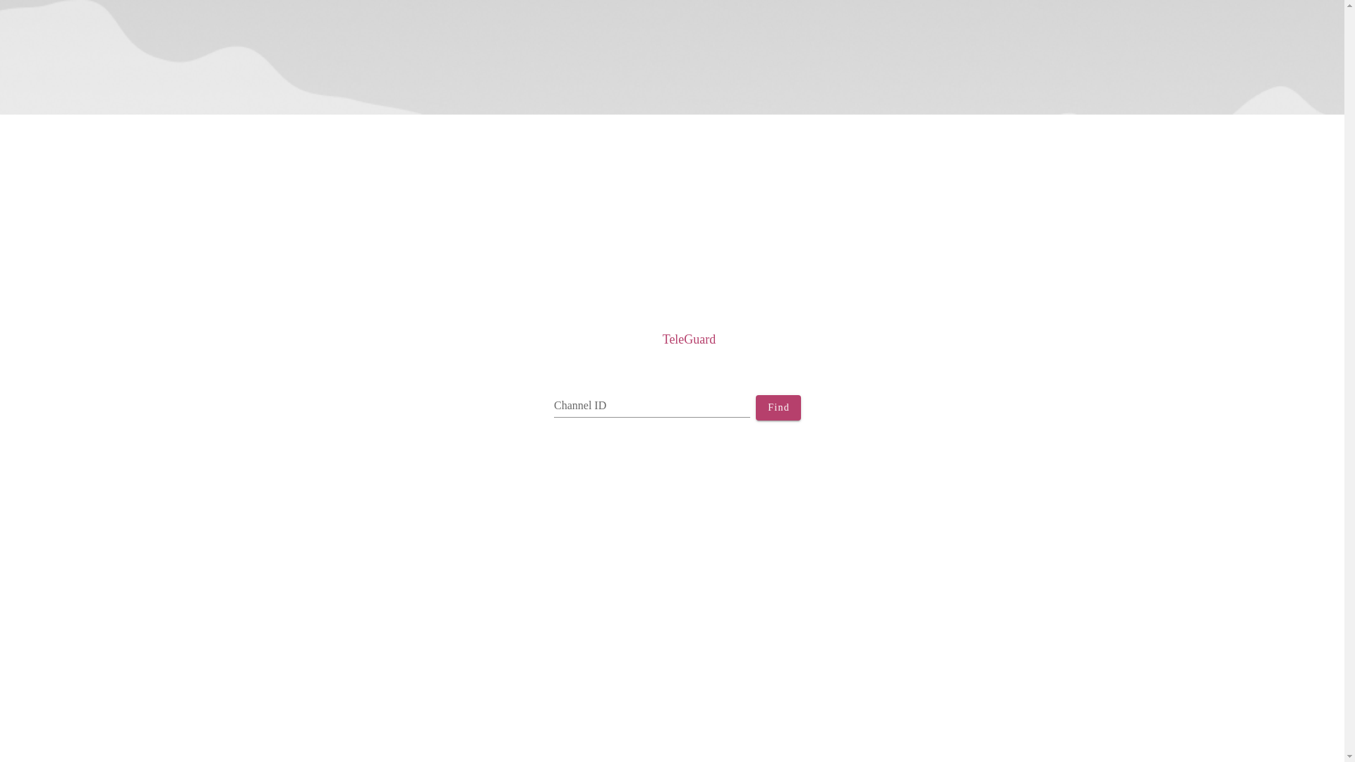 website screenshot of https://tele.gd