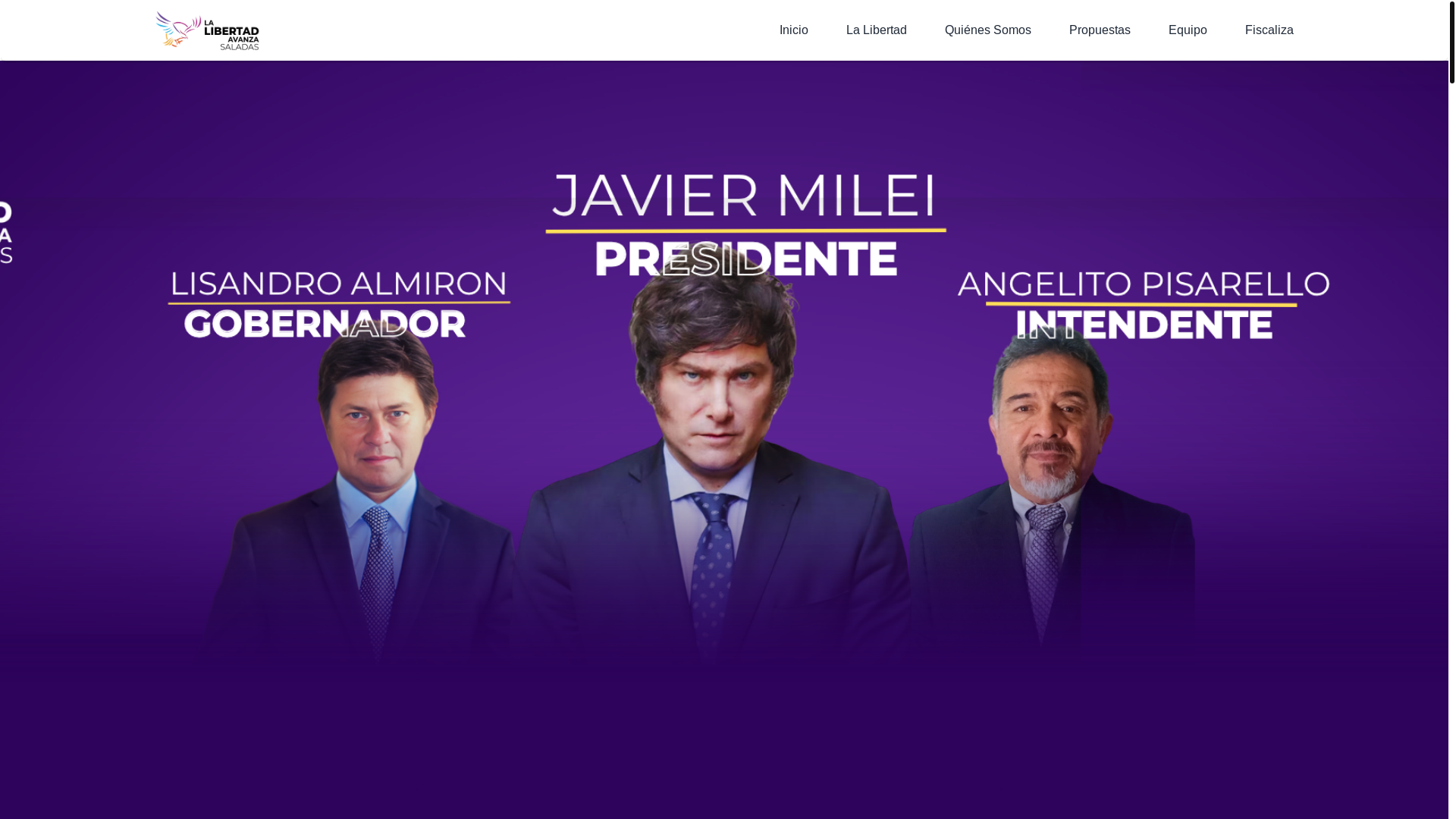 website screenshot of https://lalibertadavanzasaladas.com/