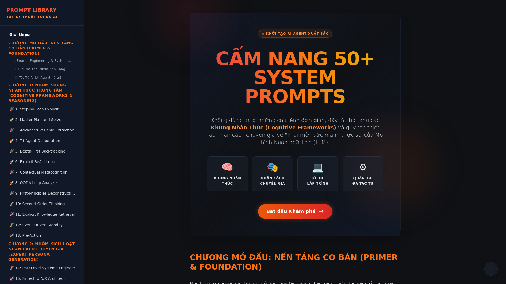 website screenshot of https://50-system-prompts.pages.dev/