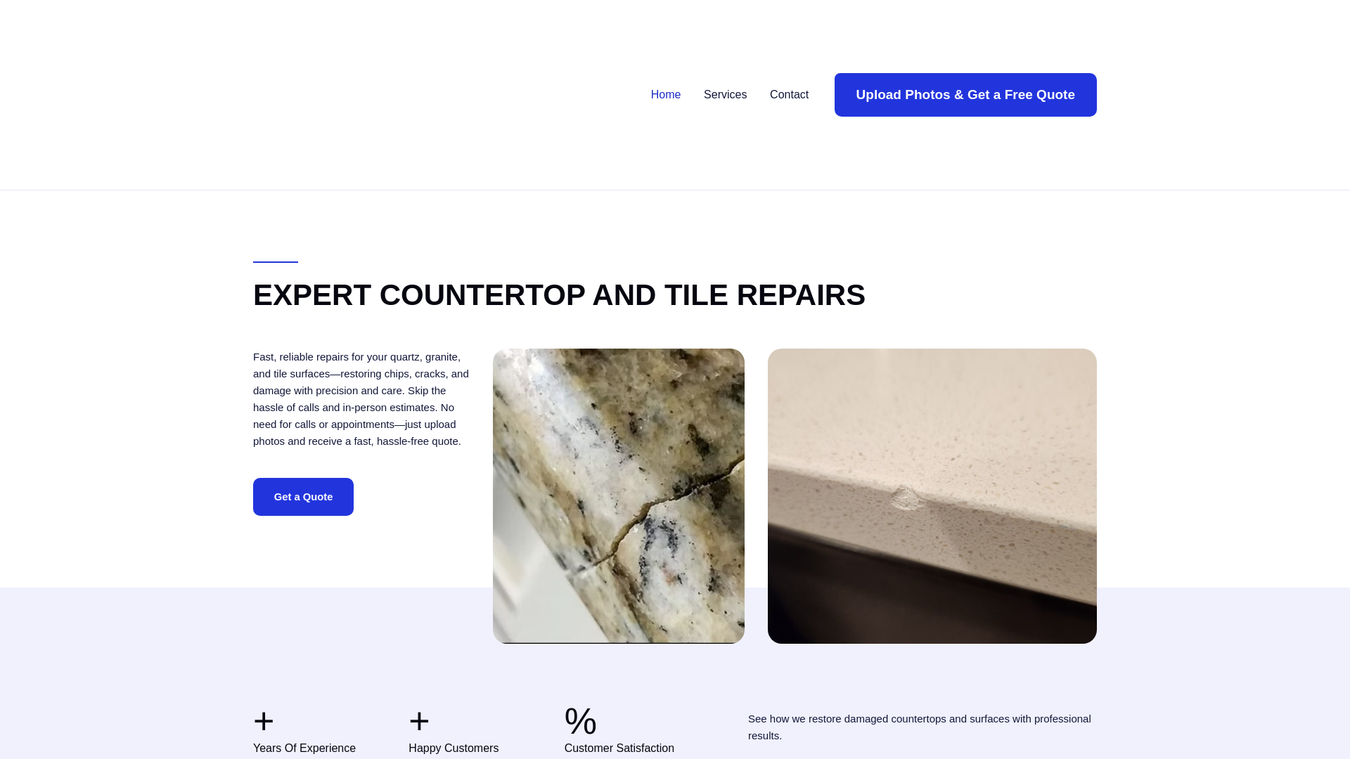 website screenshot of https://stonefixpro.com