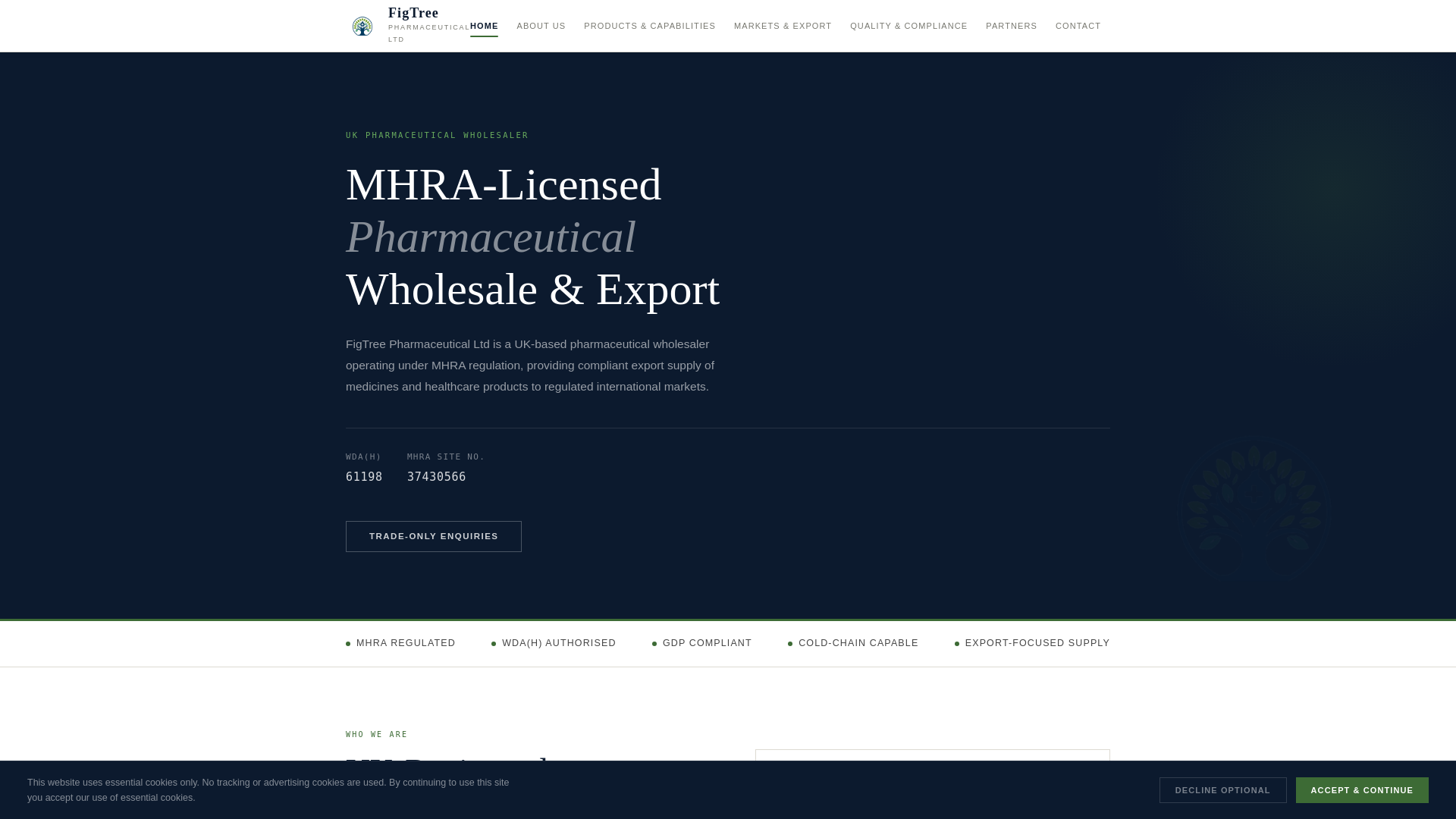 website screenshot of https://figtreepharma.pages.dev/
