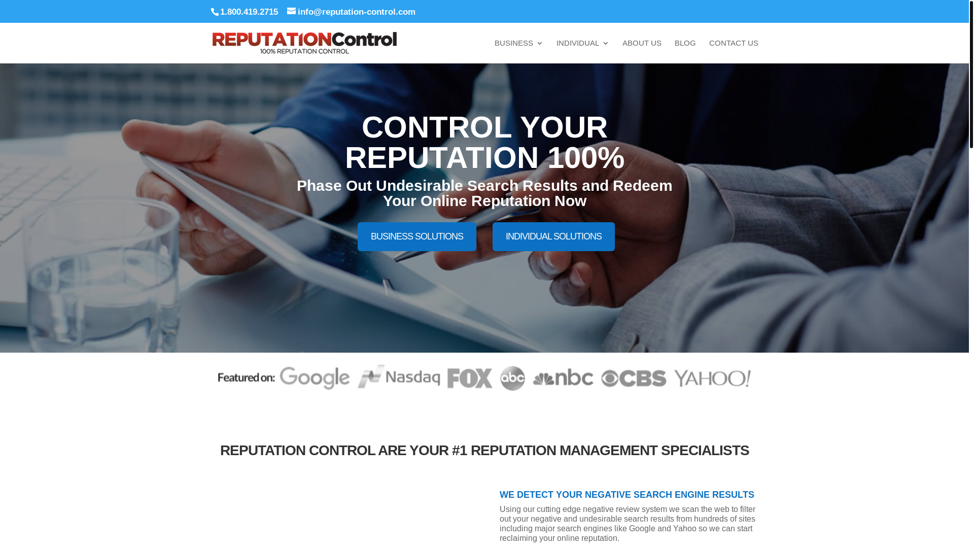 website screenshot of https://hitcontrolprcore.co/