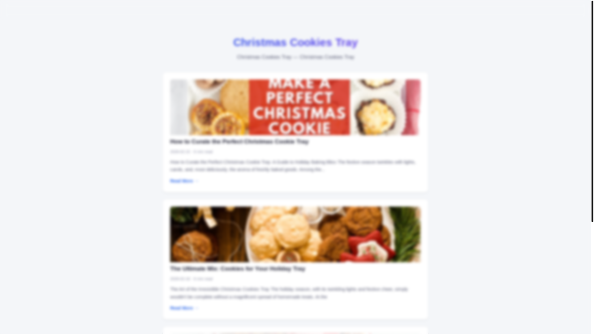 website screenshot of https://christmas-cookies-tray.pages.dev/