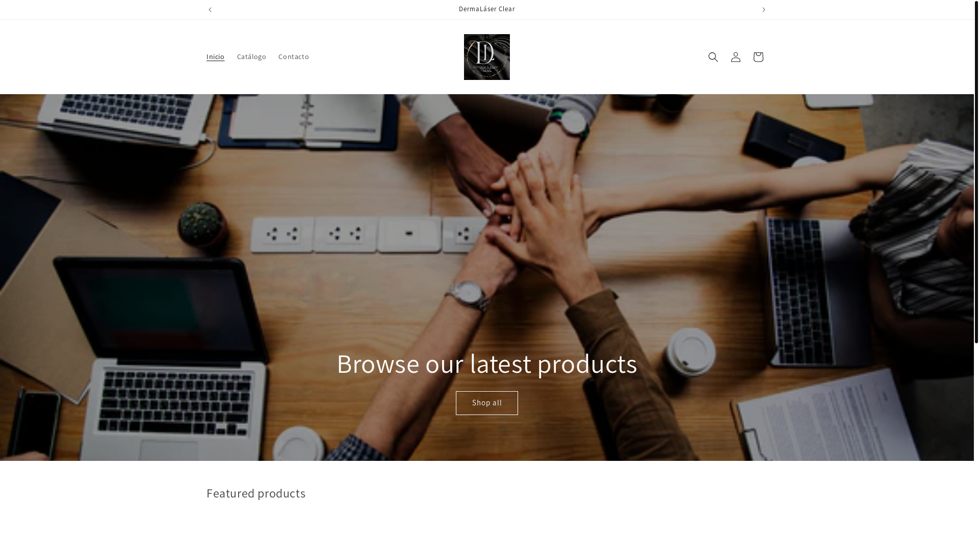 website screenshot of https://dermalaserclear.com/