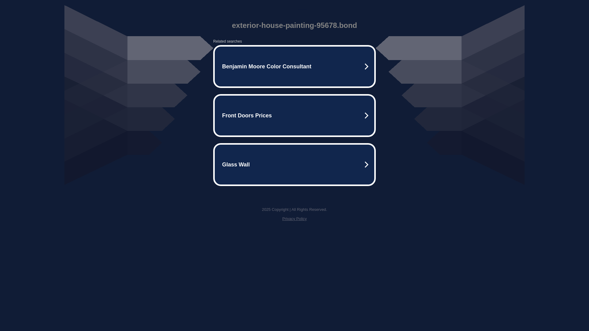 website screenshot of https://exterior-house-painting-95678.bond/