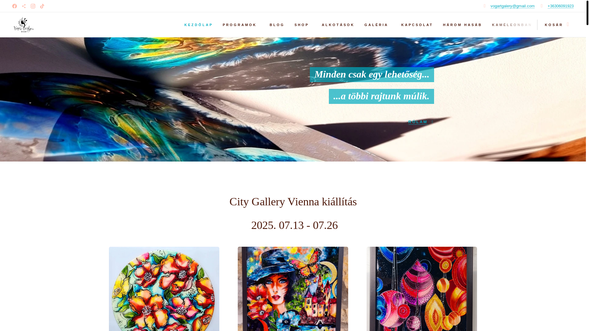 website screenshot of https://kreativkameleon.hu/