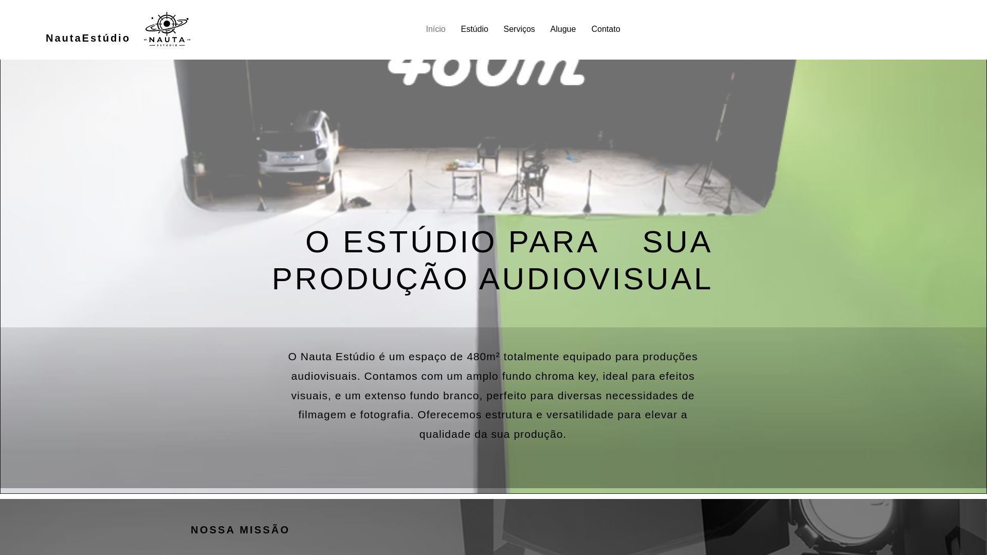 website screenshot of https://nautaestudio.com.br/